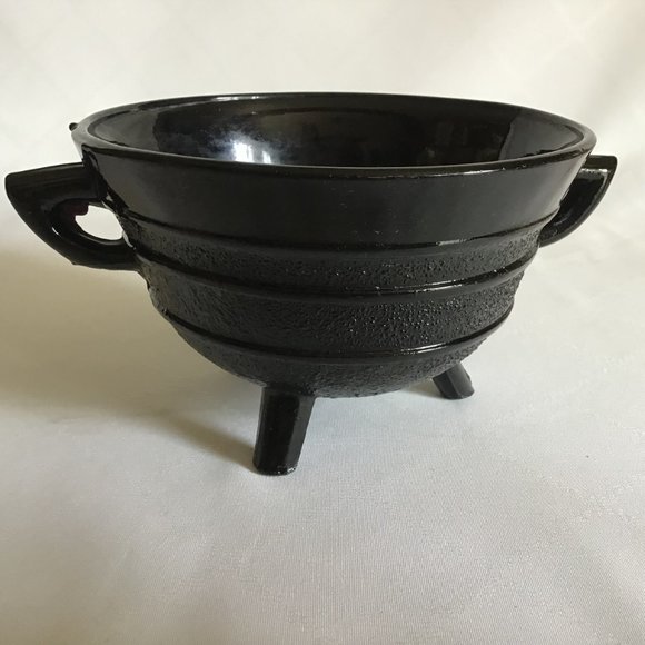 Vintage Black Amethyst Ebony Bowl Scrying/Gazing Bowl - Picture 3 of 8